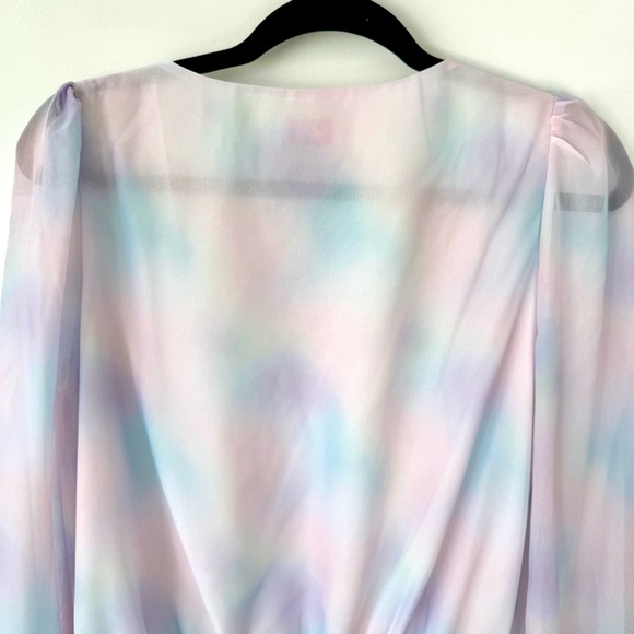 ✨ Pink Lily Long Sleeve Bodysuit | Size Small | Soft Pastel | NWT ✨ - Picture 5 of 7